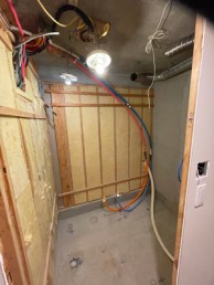 湯面の広がりと角の少ない柔らかな曲線で心地よい全身入浴　川崎市高津区Y様邸